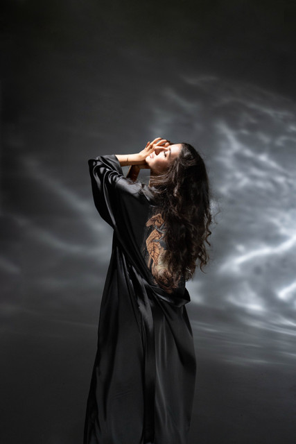 Opulent Black Satin Robe: Dramatic Loungewear & Evening Wear Styling Reference Set