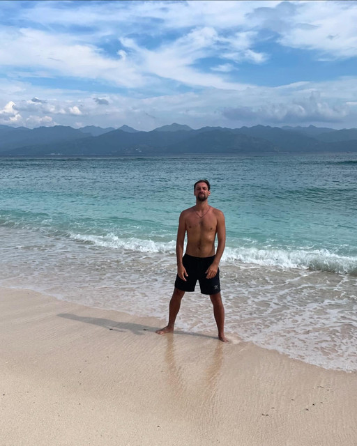 Tranquil Coastal Men's Swimwear: Resort Styling Reference Set for Summer Collections