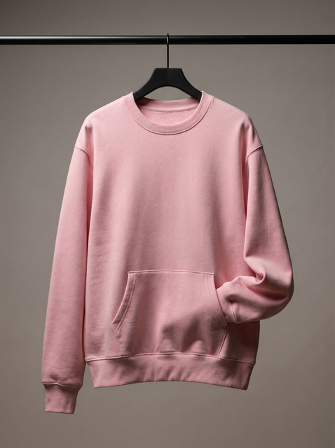 Delicate Pink Sweatshirt: Studio Comfort & Casual Styling Reference Set