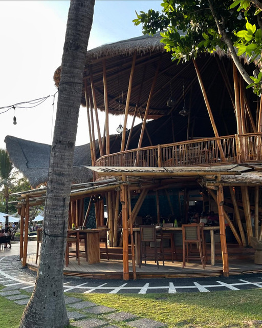 Luxurious Tropical Bamboo Resort Styling Reference Set for Swimwear Campaigns