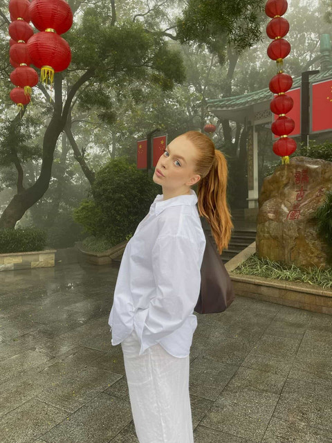Sophisticated White Linen Resort Wear: Editorial Photoshoot References