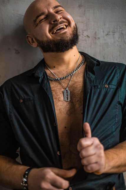 Confident Urban Edge: Rebellious Menswear Styling Lookbook-Style Set