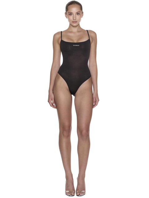 Minimalist Black Bodysuit Styling Reference Photo Set: Clean Studio Editorial