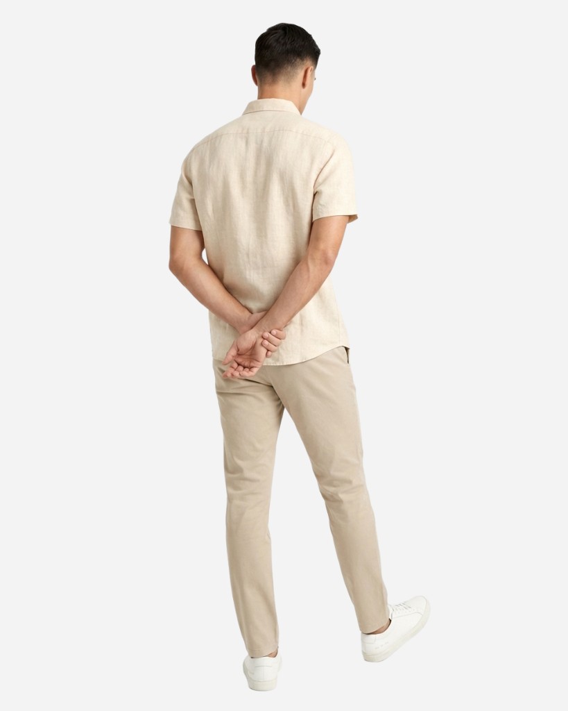 Hands Behind Back pose preview — Apiway White Studio