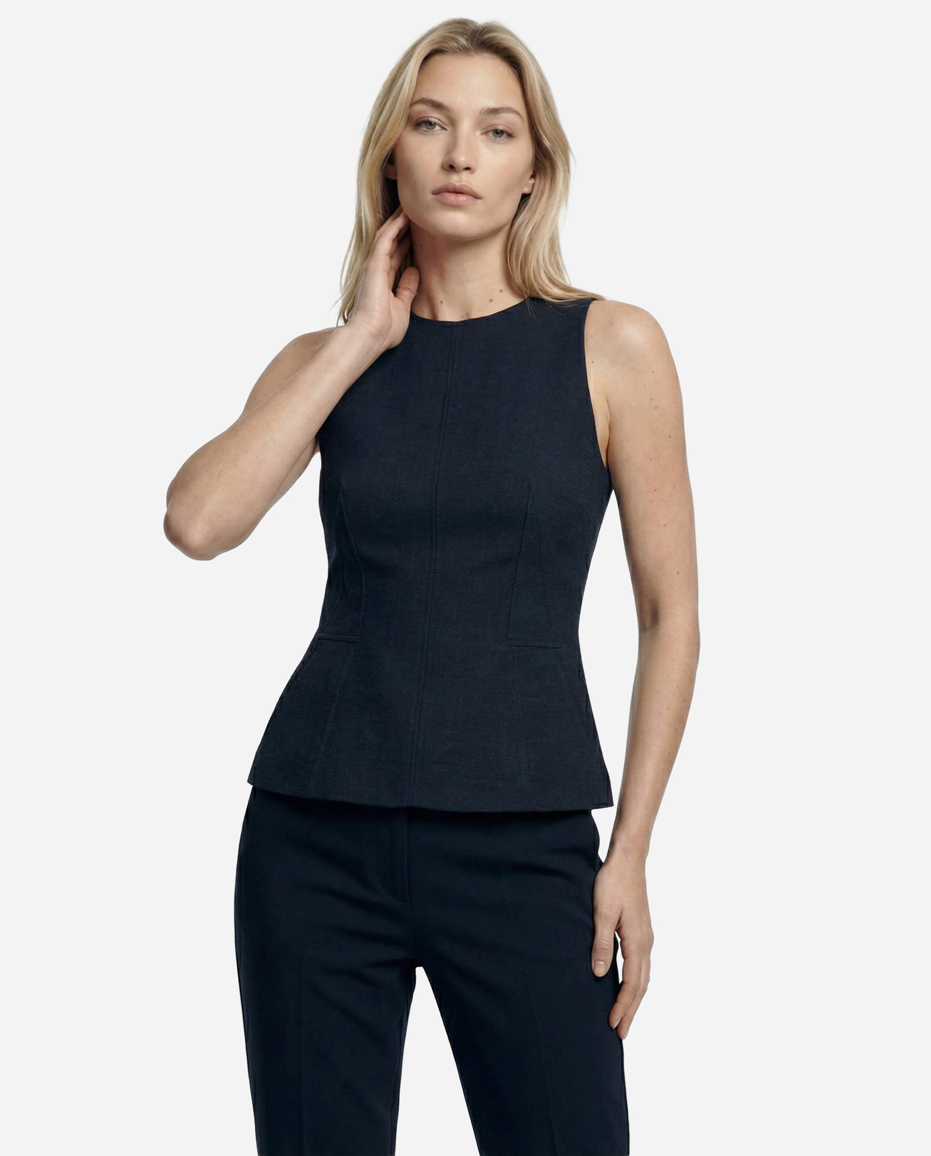 Face Touch Casual pose preview — Apiway White Studio